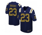 Men Nike New York Jets #23 Terrence Brooks Game Navy Blue Alternate NFL Jersey