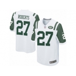 Men Nike New York Jets #27 Darryl Roberts Game White NFL Jersey