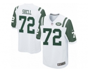 Men Nike New York Jets #72 Brandon Shell Game White NFL Jersey