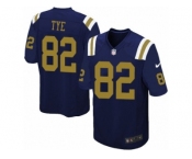 Men Nike New York Jets #82 Will Tye Game Navy Blue Alternate NFL Jersey