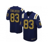 Men Nike New York Jets #83 Eric Tomlinson Game Navy Blue Alternate NFL Jersey