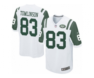 Men Nike New York Jets #83 Eric Tomlinson Game White NFL Jersey