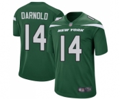 Men's New York Jets #14 Sam Darnold Game Green Team Color Football Jersey