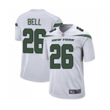 Men's New York Jets #26 Le'Veon Bell Game White Football Jersey