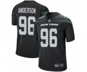 Men's New York Jets #96 Henry Anderson Game Black Alternate Football Jersey