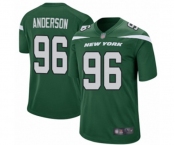 Men's New York Jets #96 Henry Anderson Game Green Team Color Football Jersey