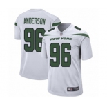 Men's New York Jets #96 Henry Anderson Game White Football Jersey