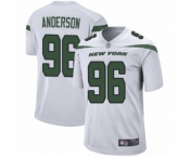 Men's New York Jets #96 Henry Anderson Game White Football Jersey