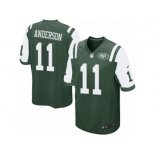 Men's Nike New York Jets #11 Robby Anderson Game Green Team Color NFL Jersey