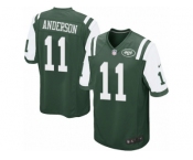 Men's Nike New York Jets #11 Robby Anderson Game Green Team Color NFL Jersey