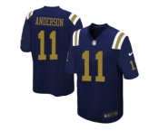 Men's Nike New York Jets #11 Robby Anderson Game Navy Blue Alternate NFL Jersey