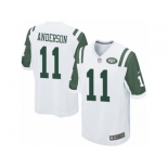 Men's Nike New York Jets #11 Robby Anderson Game White NFL Jersey