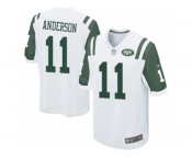 Men's Nike New York Jets #11 Robby Anderson Game White NFL Jersey