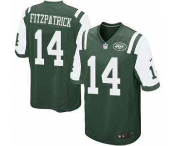 Men's Nike New York Jets #14 Ryan Fitzpatrick Game Green Team Color NFL Jersey