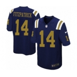 Men's Nike New York Jets #14 Ryan Fitzpatrick Game Navy Blue Alternate NFL Jersey