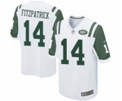 Men's Nike New York Jets #14 Ryan Fitzpatrick Game White NFL Jersey