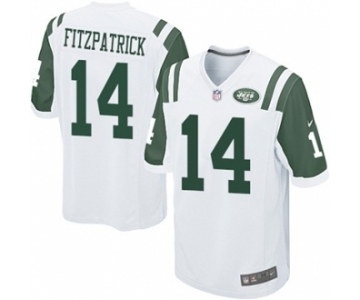 Men's Nike New York Jets #14 Ryan Fitzpatrick Game White NFL Jersey