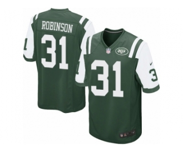 Men's Nike New York Jets #31 Khiry Robinson Game Green Team Color NFL Jersey