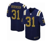 Men's Nike New York Jets #31 Khiry Robinson Game Navy Blue Alternate NFL Jersey