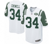 Men's Nike New York Jets #34 Isaiah Crowell Game White NFL Jersey