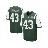 Men's Nike New York Jets #43 Julian Howsare Game Green Team Color NFL Jersey