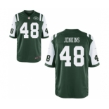 Men's Nike New York Jets #48 Jordan Jenkins Game Green Team Color NFL Jersey