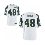 Men's Nike New York Jets #48 Jordan Jenkins Game White NFL Jersey