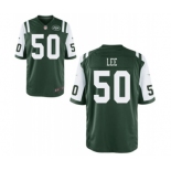 Men's Nike New York Jets #50 Darron Lee Game Green Team Color NFL Jersey