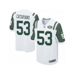 Men's Nike New York Jets #53 Mike Catapano Game White NFL Jersey