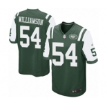 Men's Nike New York Jets #54 Avery Williamson Game Green Team Color NFL Jersey