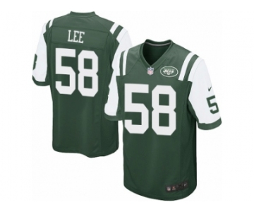 Men's Nike New York Jets #58 Darron Lee Game Green Team Color NFL Jersey