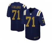 Men's Nike New York Jets #71 Ben Ijalana Game Navy Blue Alternate NFL Jersey