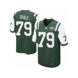 Men's Nike New York Jets #79 Brent Qvale Game Green Team Color NFL Jersey