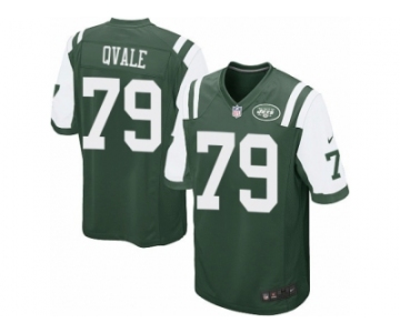 Men's Nike New York Jets #79 Brent Qvale Game Green Team Color NFL Jersey