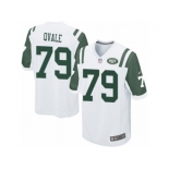 Men's Nike New York Jets #79 Brent Qvale Game White NFL Jersey