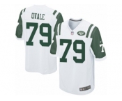 Men's Nike New York Jets #79 Brent Qvale Game White NFL Jersey