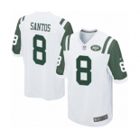 Men's Nike New York Jets #8 Cairo Santos Game White NFL Jersey