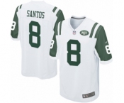 Men's Nike New York Jets #8 Cairo Santos Game White NFL Jersey