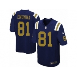 Men's Nike New York Jets #81 Quincy Enunwa Game Navy Blue Alternate NFL Jersey