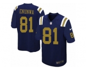 Men's Nike New York Jets #81 Quincy Enunwa Game Navy Blue Alternate NFL Jersey