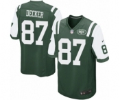 Men's Nike New York Jets #87 Eric Decker Game Green Team Color NFL Jersey