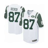 Men's Nike New York Jets #87 Eric Decker Game White NFL Jersey