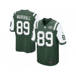 Men's Nike New York Jets #89 Jalin Marshall Game Green Team Color NFL Jersey