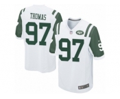 Men's Nike New York Jets #97 Lawrence Thomas Game White NFL Jersey