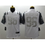 Nike new york jets #96 wilkerson Platinum White Jerseys(Game)