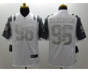 Nike new york jets #96 wilkerson Platinum White Jerseys(Game)