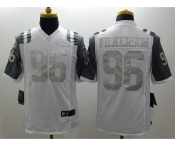 Nike new york jets #96 wilkerson Platinum White Jerseys(Game)