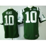 nike nfl jerseys new york jets #10 holmes green[game]