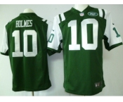 nike nfl jerseys new york jets #10 holmes green[game]