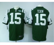 nike nfl jerseys new york jets #15 tebow green[game]